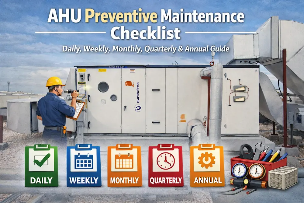 AHU Preventive Maintenance Checklis